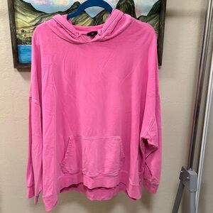 Torrid Vibrant Pink Hoodie with Kangaroo Pocket